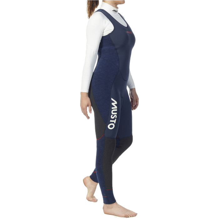 2024 Musto Womens Flexlite Alumin 3.0 Long John Wetsuit 82077 - Mignight Marl